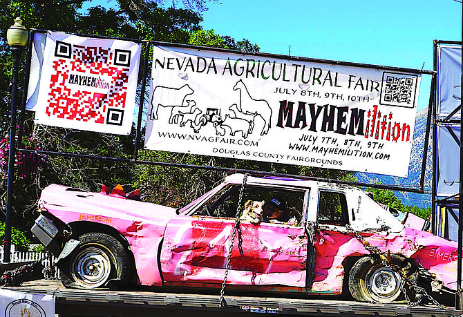 MAYHEMilition begins tonight at the Douglas County Fairgrounds to support the Nevada Agricultural Fair. For more information, visit mayhemiltion.com
