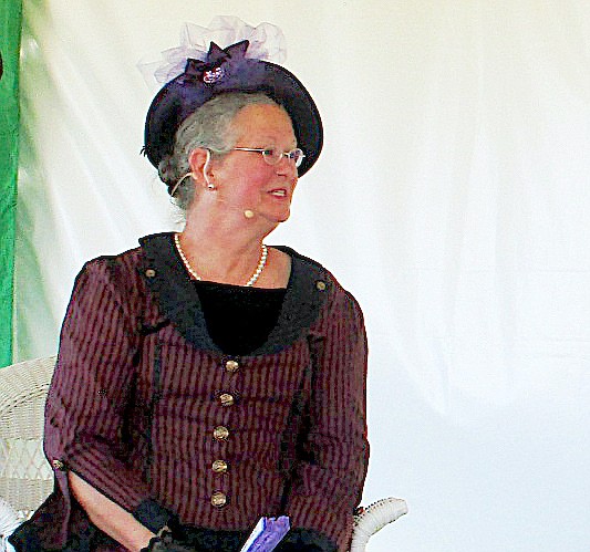 DebiLynn Smith as pioneer Carson Valley business owner Anna N. Harris in 2019. She will be portraying another pioneering Carson Valley woman, Dr. Eliza Cook, on July 13 at the Dangberg Historic Home Ranch.