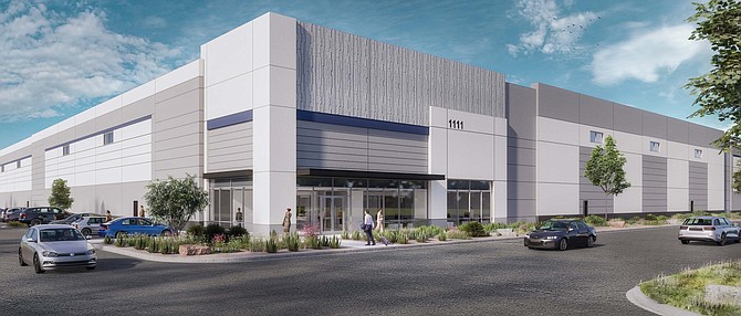 Elevate at Tahoe-Reno Industrial Center is a 354,640-square-foot Class A industrial building by Pure Development with a planned delivery of third quarter of 2023.