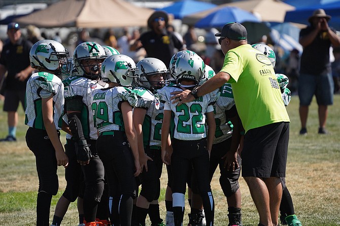 Sean Richardson, this year’s collegiate coach for the FYFL, and his team begin their final season with the Sierra Youth Football League on Saturday with the SYFL Experience. The regular season begins next week.
SYFL Experience returns to Fallon