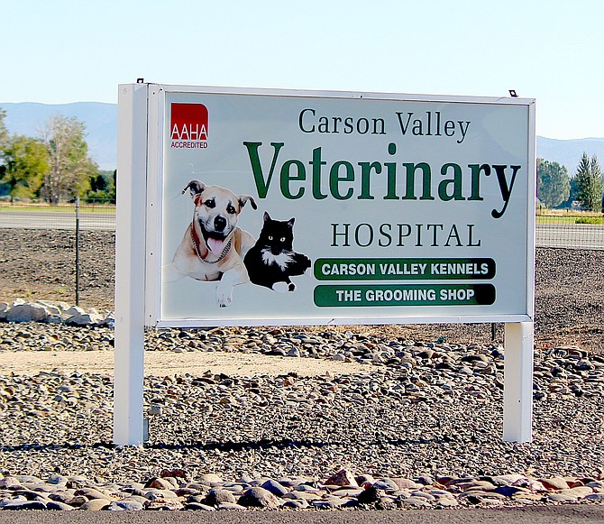 Carson Valley Veterinary Hospital breaks ground on its new location at 1525 Charlotte Way on Aug. 28.