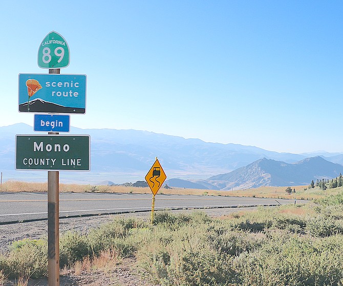 The scenic route indeed, though with the partial reopening of Highway 89 west of Markleeville, no longer the only route.