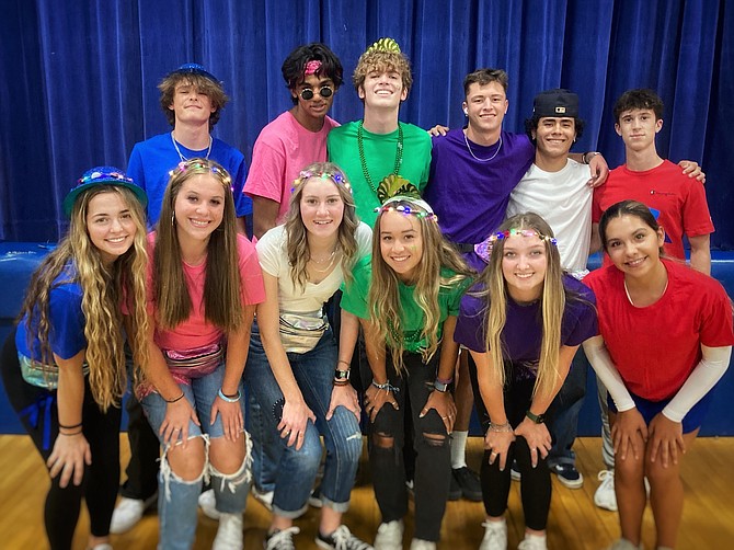 Carson High School’s homecoming court candidates include, top row from left, Kaden Brown-Vasconcellos, Darius Smith, John Waters, Jr., Cooper Eaton, Caleb Morgan and Tyler Harris, and, bottom row from left, Tiana Griffin, Sidney King, Anika Bryant, Alyssa Tomita, Erin Peterson and Jordyn Nevarez-Flores.