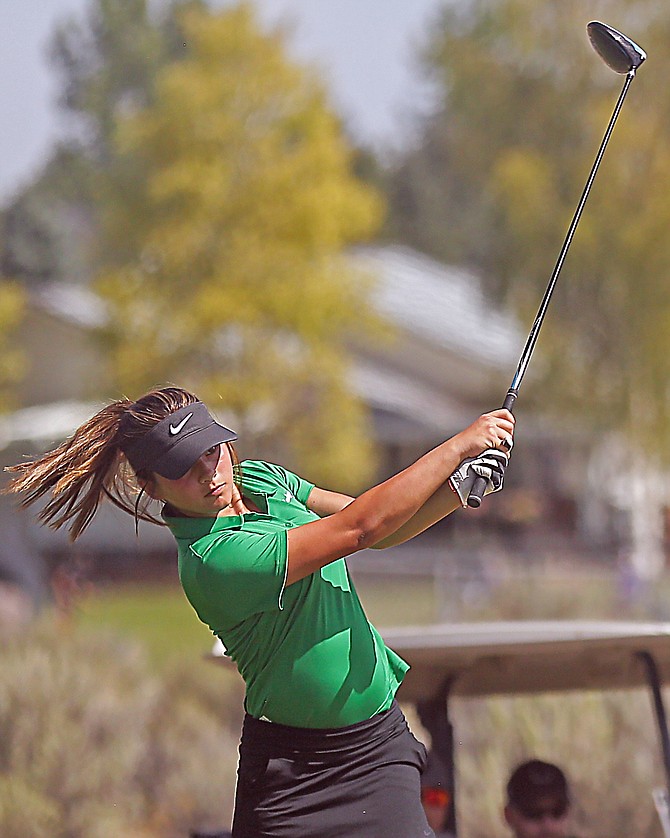 Fallon’s Madison Gregory competes in last week’s Spring Creek tournament.