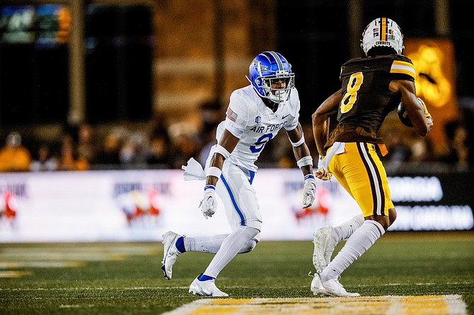 Wyoming wide receiver Joshua Cobbs against Air Force on Sept. 16.