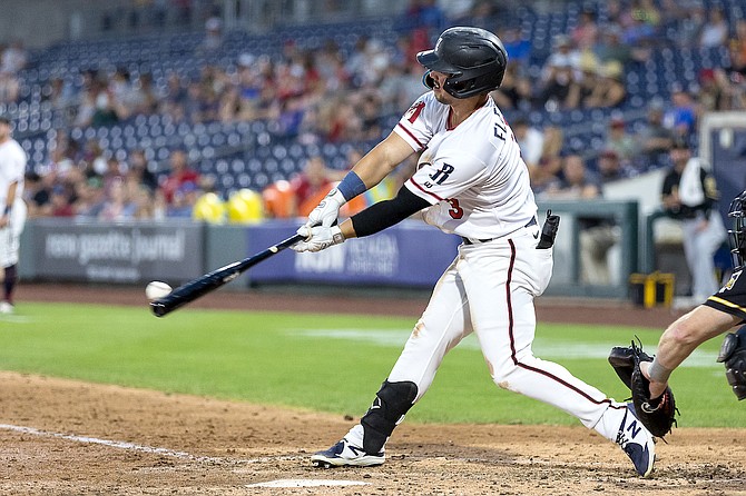 Outfielder Dominic Fletcher and the Reno Aces are two wins away from a Triple-A championship.