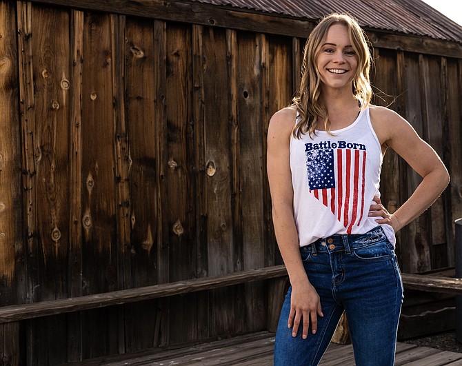 United States Olympic Bronze medalist Krysta Palmer is closing out the summer by announcing a partnership with Nevada's iconic apparel brand, Home Means Nevada Co.
