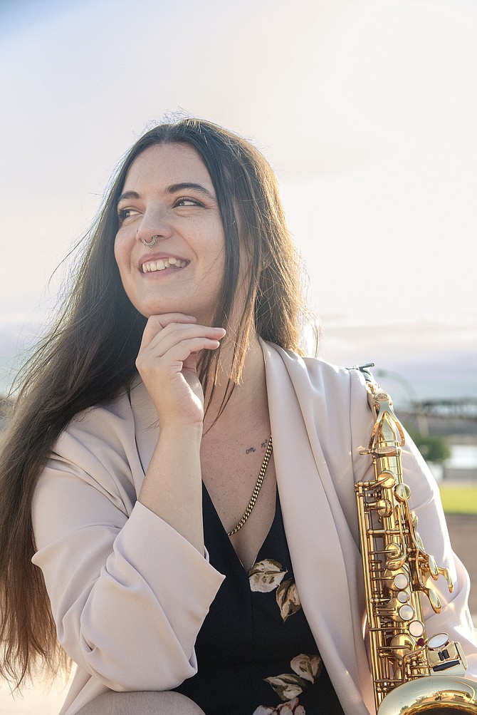 Saxophonist Jessica Dodge-Overstreet