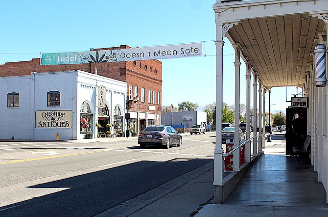 Downtown Gardnerville is the second oldest business district in Douglas County.