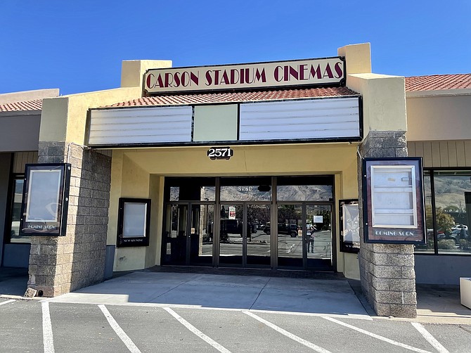 Carson Stadium Cinemas shown closed and empty on Oct. 13, 2022.