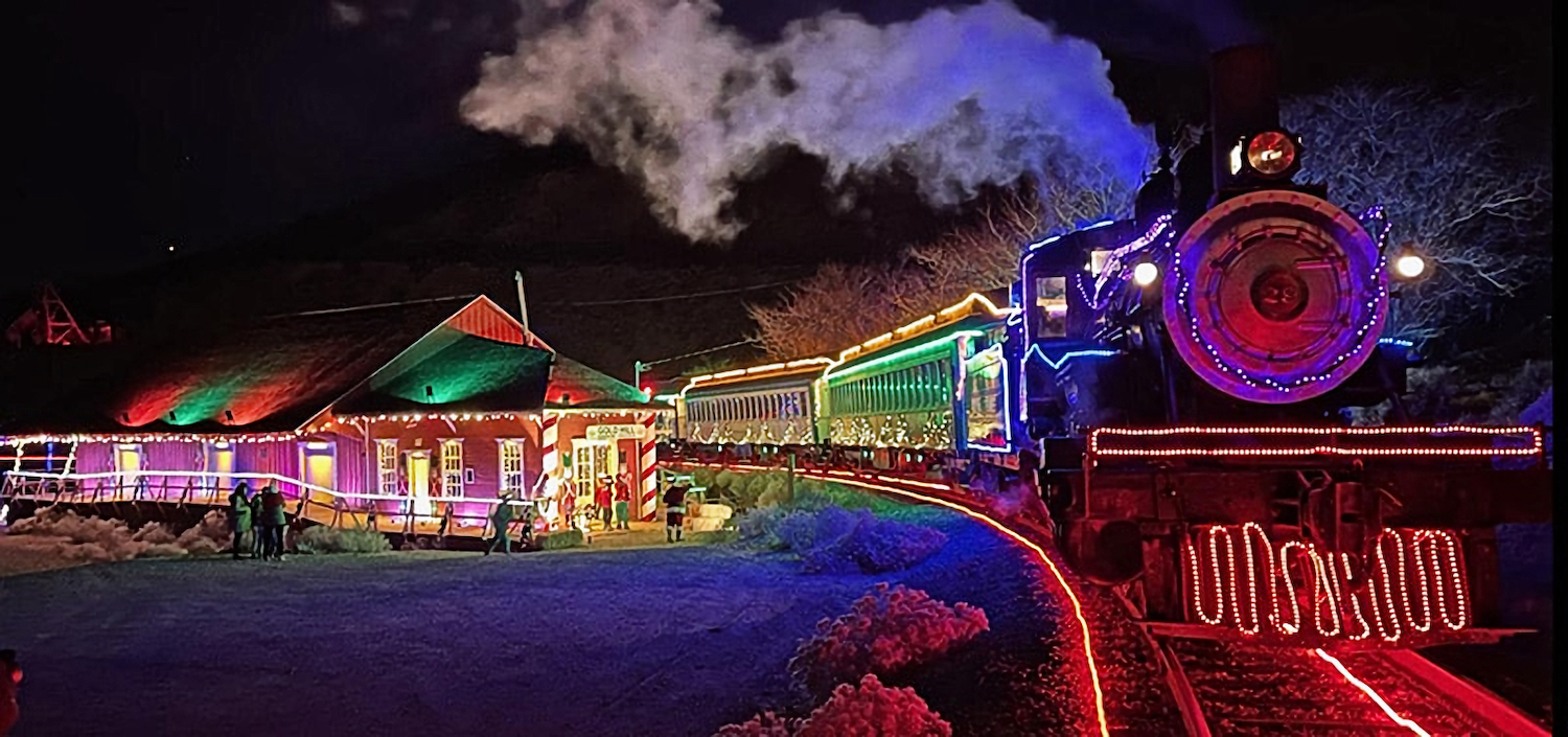 Candy Cane Express, Train of Lights return to the Comstock Serving