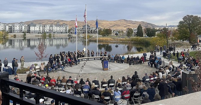 The Nevada Veterans Memorial Plaza in Sparks was recently dedicated.