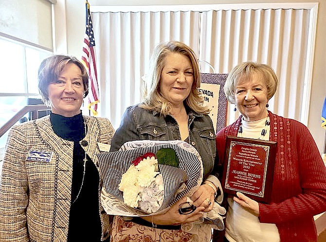 SNRW Entrepreneur of the Year Chair, Jann Fargnoli, Jeannie Burns and Jan Engle. Photo Special to The R-C