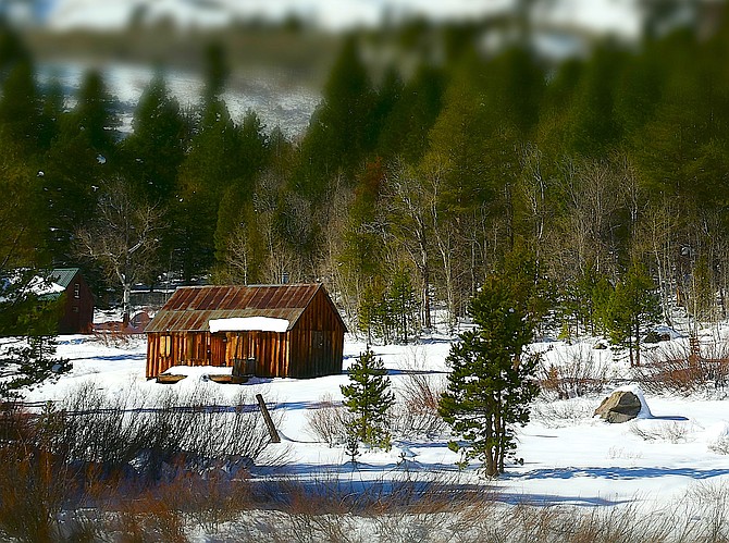 Tim Berube took this photo of a cabin in Hope Valley.