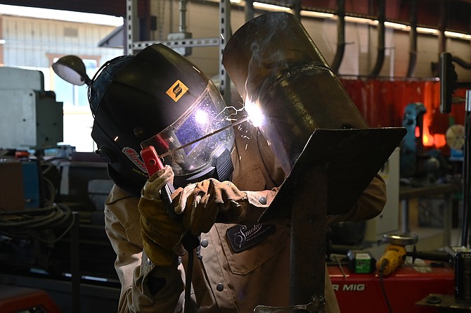 Welding is one of a variety of career fields that receives student scholarship support from the William N. Pennington Foundation.
