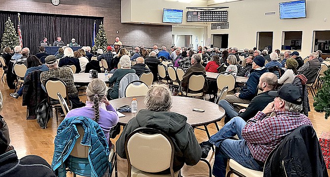 Close to 200 people turned out for the Minden-Tahoe Airport Town Hall on Tuesday night.