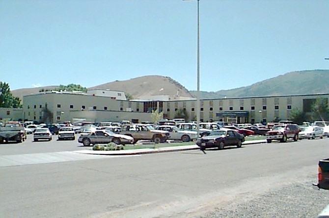 Photo provided by Carson City Assessor’s Office of the former Carson Tahoe Hospital along Fleischmann Way.