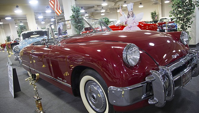 This rare Muntz automobile is one of the 80 vintage vehicles found in Don Laughlin’s Car Collection Museum in Laughlin.
