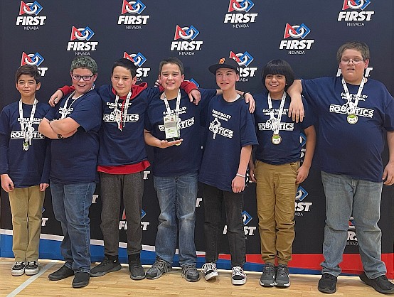 Eagle Valley Middle School had three robotics team represent the school on Dec. 3. Team 1 students included Keau Ronk, Kennon Waelbrock, Liam Marler, Nicholas Budd, Karlee Timm, Mateo Canas, Allen Riley and (not pictured) Seth Michaelson and Nicole Bredow.