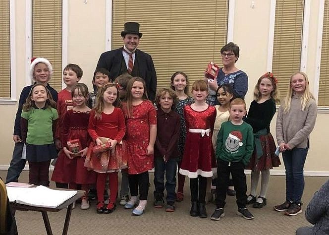 Joyful Noise Carson Children’s Choir directed by Michelle Powers performing in Carson City in December 2022.