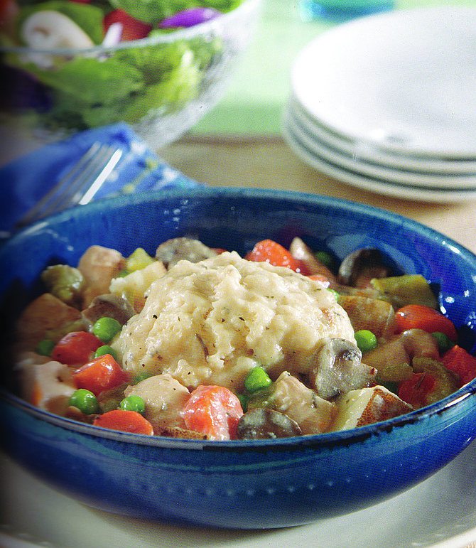 Chicken stew, via slow cooker.