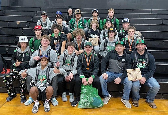 Fallon’s wrestling team finished second in last weekend’s Vaquero Classic as 14 wrestlers reached the podium.