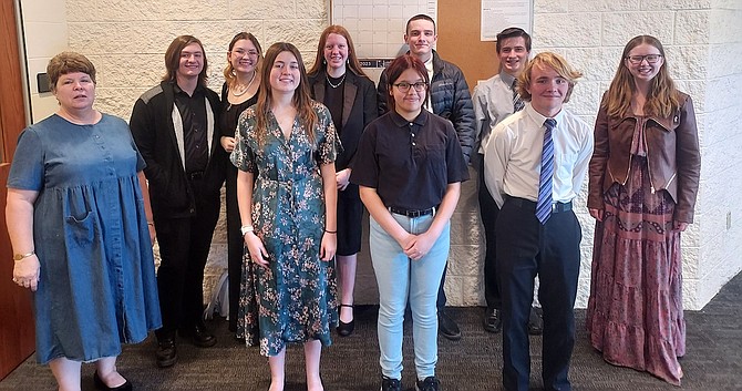 Students from the Churchill County High School choir auditioned for the all-state choir this month.