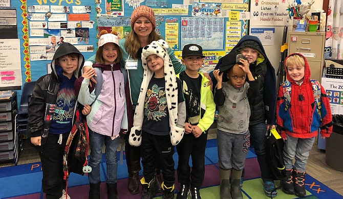 Lahontan Elementary School had its “hat day” to support the Churchill Animal Protection Society.