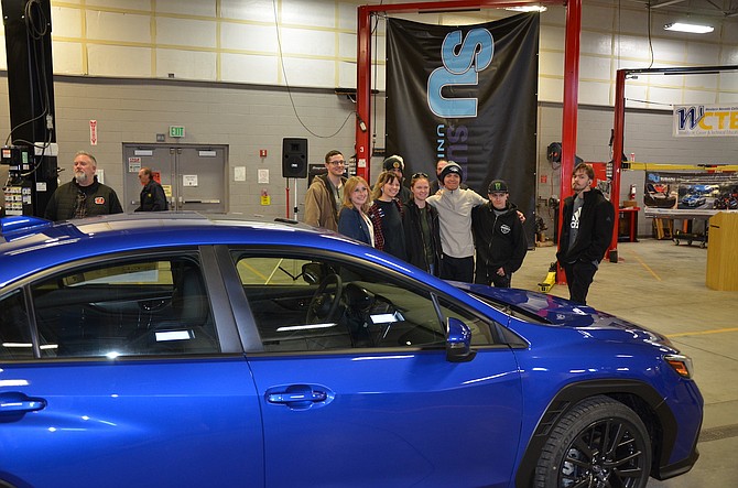 Western Nevada College announced a Subaru donation and division name change on Feb. 1 in the E.L. Cord Automotive Technology Center.