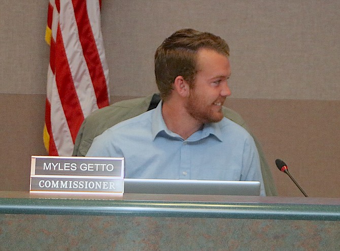 Myles Getto is serving his first term on the Churchill County Commission.