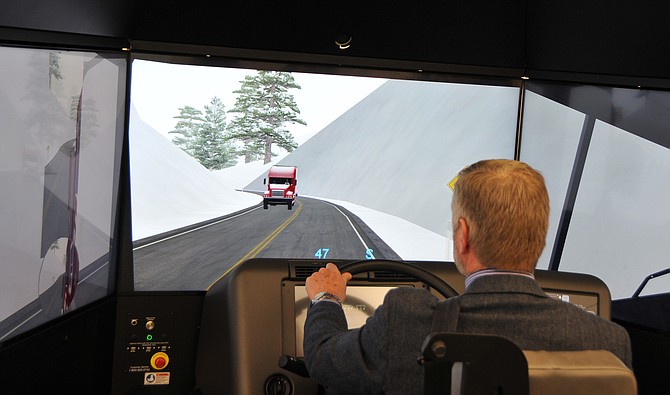 Western Nevada College will showcase its new Commercial Driver’s License simulator at the CTE Open House on Monday, Feb. 27 at the Carson City campus.