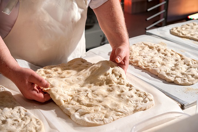 Focaccia dough