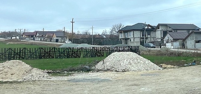 Several communities dot the two-lane roads between Bucharest, Romania, and the Mihail Kogălniceanu Air Base.