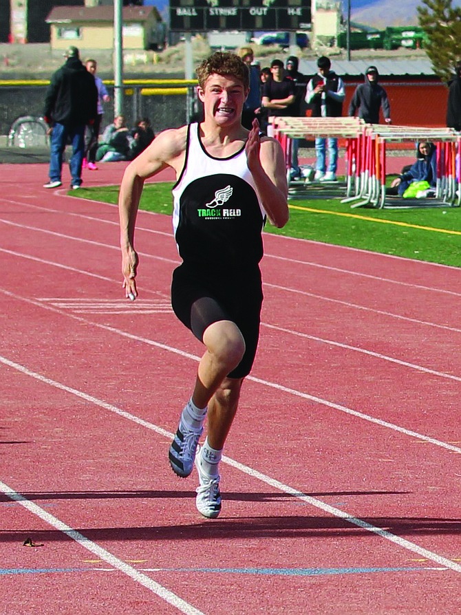 Fallon junior Jaiden McFadden and the Greenwave boys team finished third in Fernley.