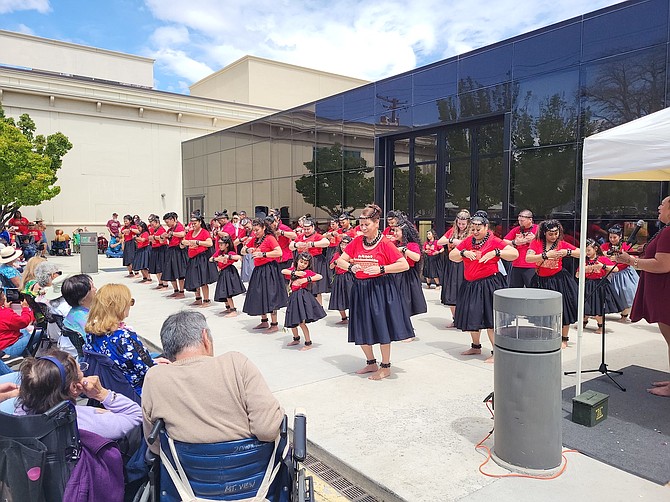 Dancers from Ka Pā Hula ʻO Kawaiolanoelaniokāne