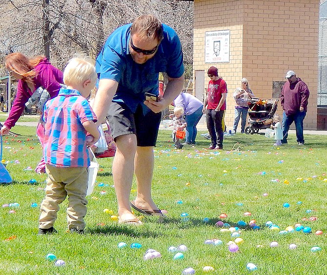 The Carson Valley Active 20-30 Club's annual Easter Egg Hunt is Sunday.