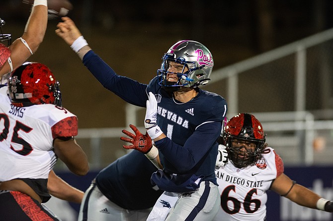 Wolf Pack quarterback Shane Illingworth was limited to two TD passes in his six appearances last season.