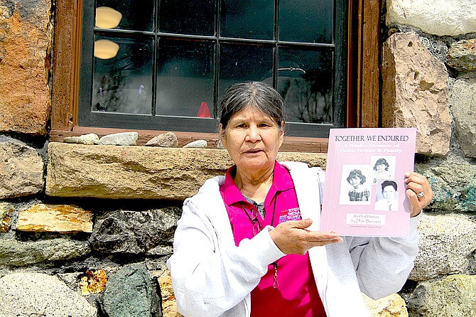 Washoe Tribe member Dale Bennett published her book “Together We Endured: A Washo Memoir of Foster Homes & Family,” in February.