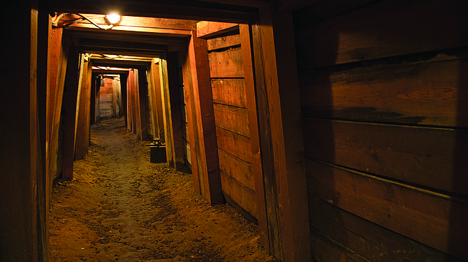 Visitors can get a taste of old Virginia City in the Ponderosa Saloon’s mine tour.