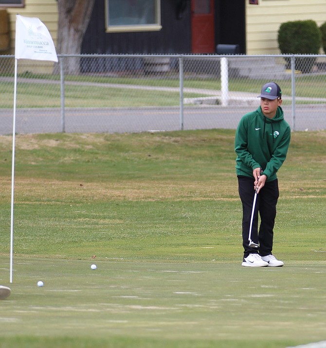 Colin Shishido and the Greenwave boys golf team had their best outing last week, finishing fourth in the Fallon tournament.