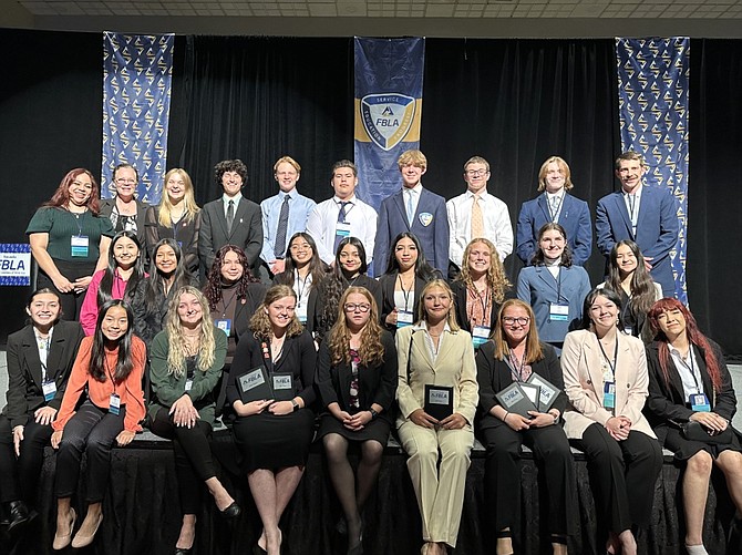 Carson High School sent 26 future America's business leaders to the state conference in Las Vegas, and 13 qualified for the National Business Leadership Conference in Atlanta in June.