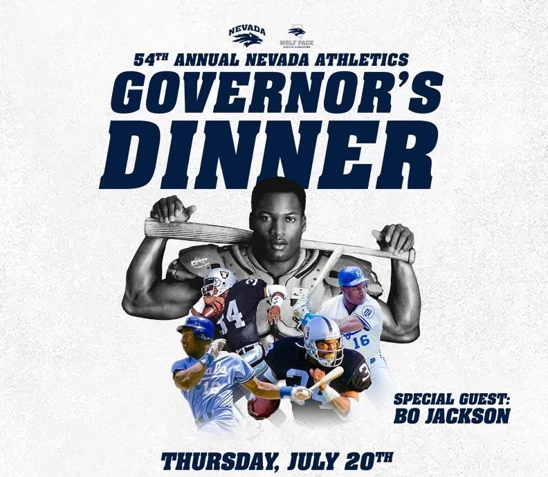 Bo Jackson to headline Nevada athletics Governor's Dinner this summer