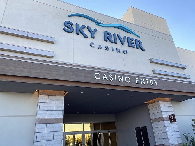 Entrance to the $500 million Sky River Casino near Sacramento that Boyd Gaming operates for the Wilton Rancheria Tribe.