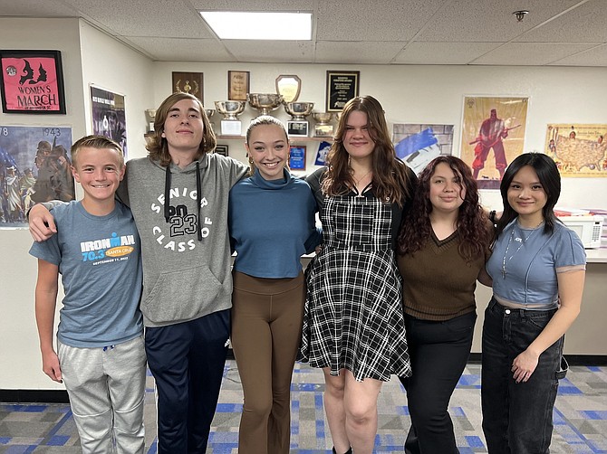 Carson High School students Kyle Allen, Mason Tims, Abigail Cook, Penelope Truell, Viviana Castro and Emily Tran will compete in the 2023 National Speech and Debate Tournament taking place June 11 to 16 in Mesa, Ariz.