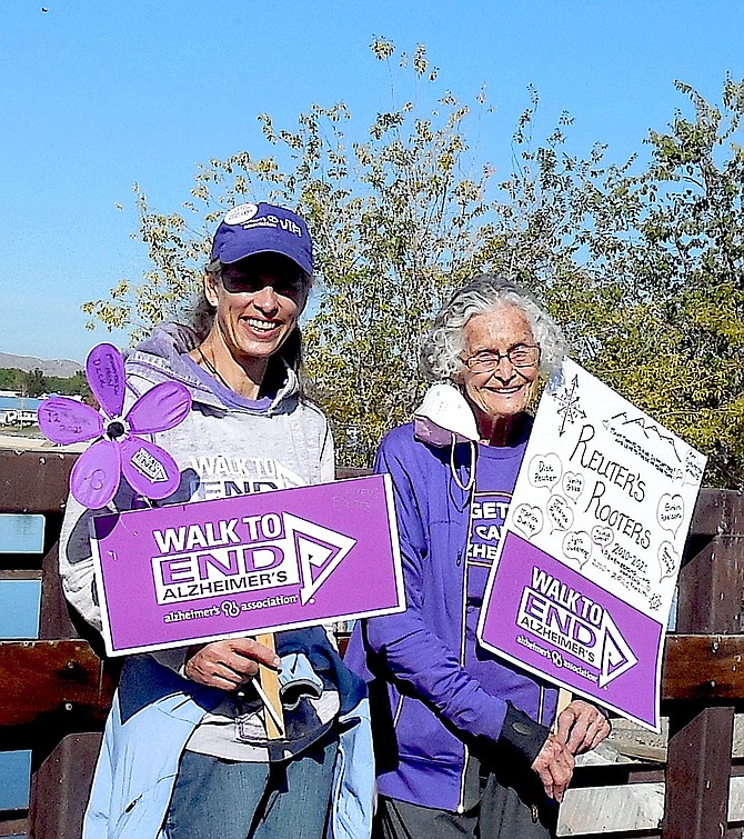 Sheila and Jeanne Reuter at the 2021 Reno-Sparks Walk to End Alzheimer’s.
Special to The R-C