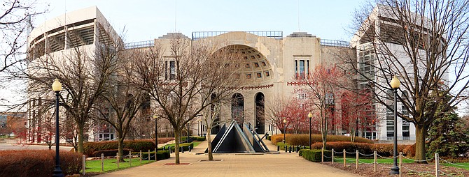 Ohio Stadium in Columbus, Ohio, home field of the Ohio State Buckeyes.