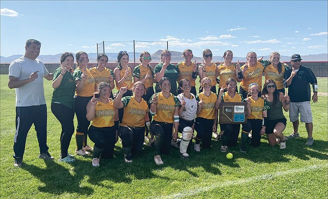 The Battle Mountain High School softball team knocked off Pershing County 8-5 to win the Northern 2A Regional Championship this past weekend in Lovelock. Battle Mountain opens the state tournament on Thursday in Reno against White Pine.