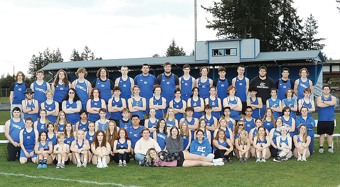 The 2023 Eatonville High School track and field teams.
