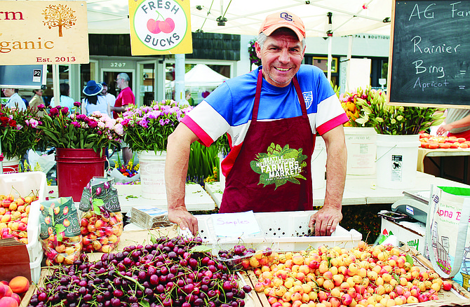 Stone fruits, such as cherries, are some of the early seasonal produce that people can find at the Magnolia Neighborhood Farmers Market this summer. This year’s Magnolia Farmers Market season opens June 3.