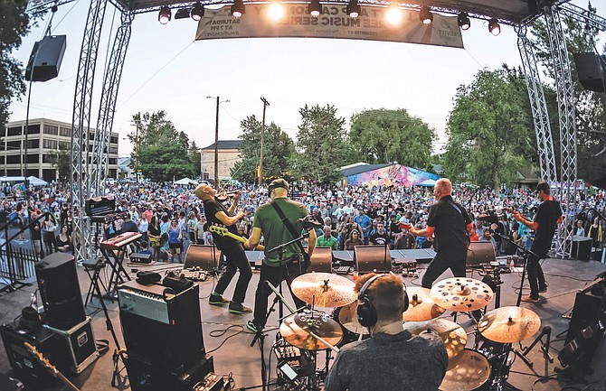 The Young Dubliners entertain Carson City at last year’s Levitt AMP Concert Series.